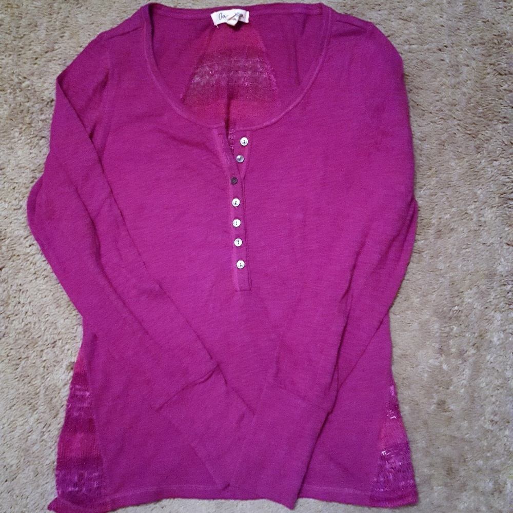 Purple Long-Sleeve Shirt